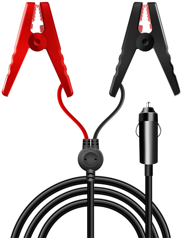 LogiLink KFZ-Adapterkabel für Zigarettenanzünder,schwarz/rot
