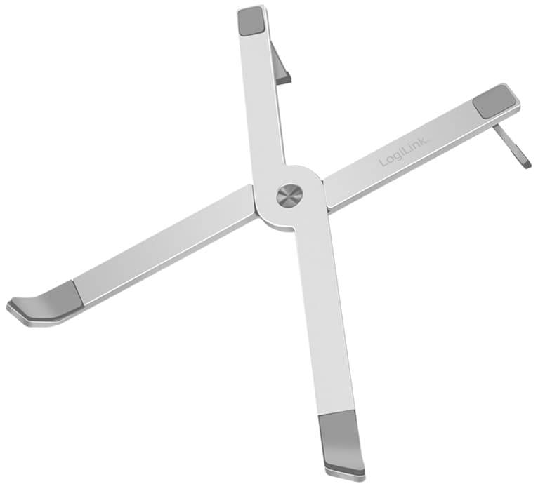 LogiLink Tablet- & Notebook-Ständer, faltbar, silber