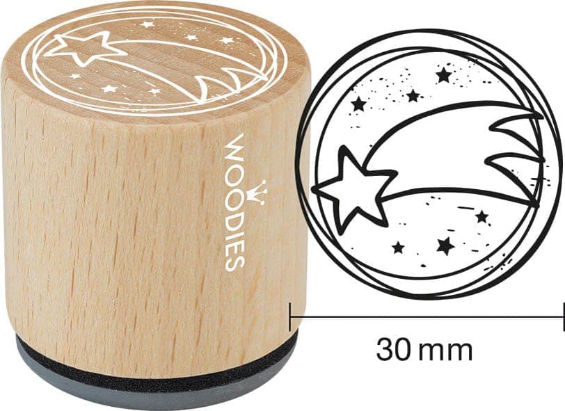 COLOP Motiv-Stempel Woodies , Weihnachtsstern,
