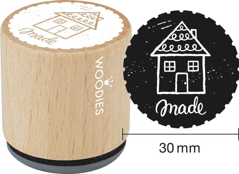 COLOP Motiv-Stempel Woodies Handmade , Homemade,