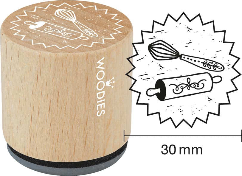 COLOP Motiv-Stempel Woodies Handmade , Quirl,