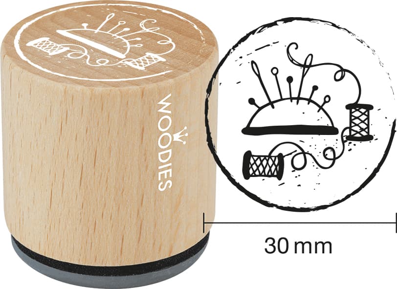 COLOP Motiv-Stempel Woodies Handmade , Nähutensilien,
