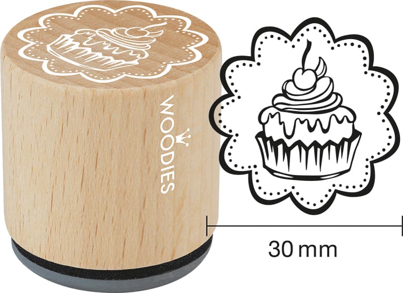 COLOP Motiv-Stempel Woodies Handmade , Törtchen,