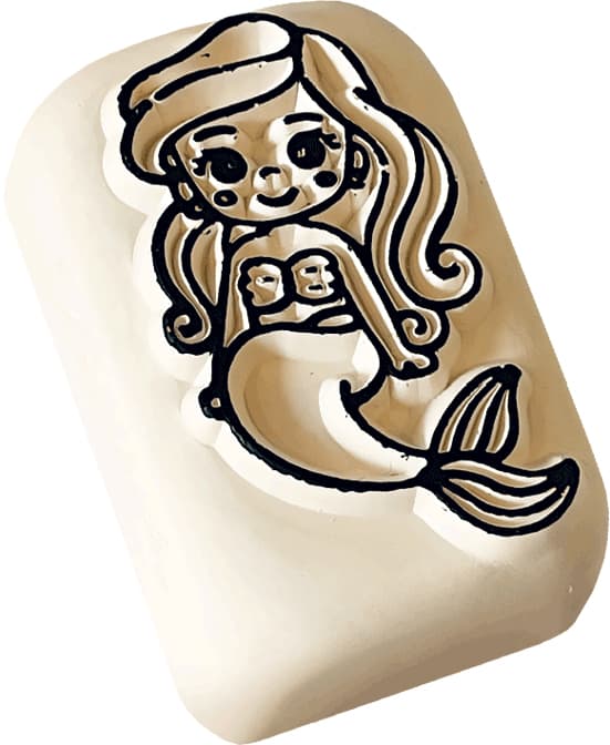 COLOP Tattoo-Stempel LaDot kids stone , Meerjungfrau, , mittel