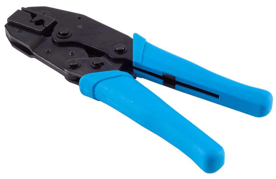 FLEXLINE Crimpzange für Rundkabel/Interlock RJ45 Stecker