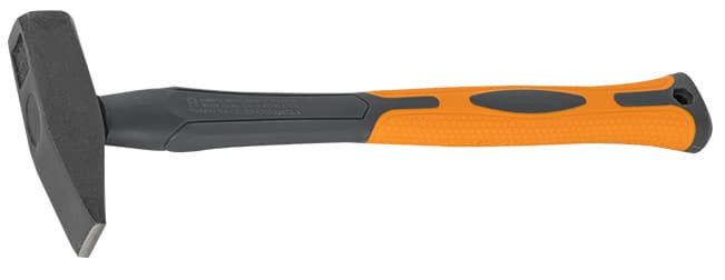 Bradas Schlosserhammer, 100 g, anthrazit/orange