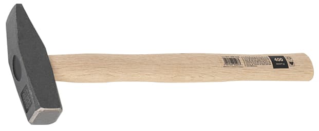 Bradas Schlosserhammer, 300 g, mit Holzstiel
