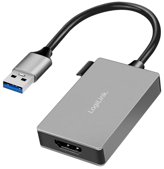 LogiLink USB 3.0 - HDMI Video Adapter, grau