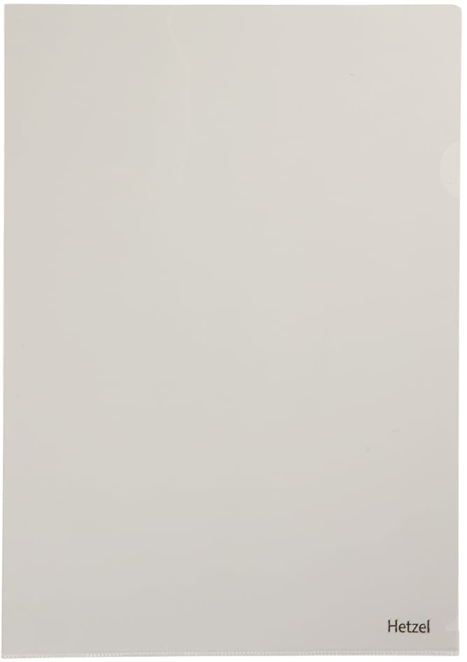 HETZEL Sichthülle Top Quality, A4, PVC, glasklar, 0,135 mm