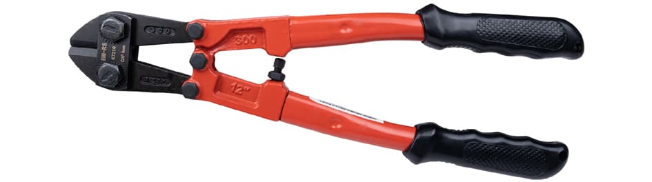 BRÜDER MANNESMANN Bolzenschneider DIN, Länge: 750 mm, rot