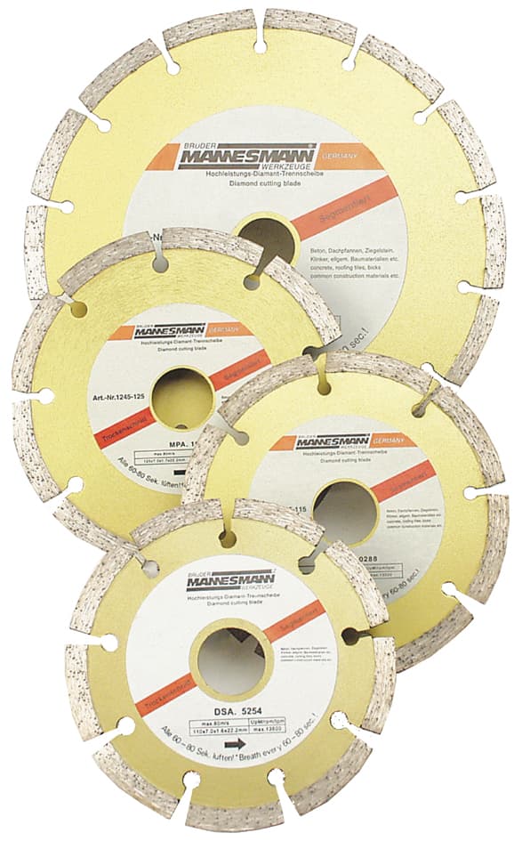 BRÜDER MANNESMANN Diamant-Trennscheibe, segmentiert, 110 mm
