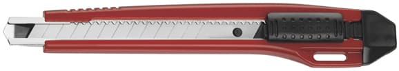 WESTCOTT Cutter PREMIUM, Klinge: 9 mm, rot/ schwarz