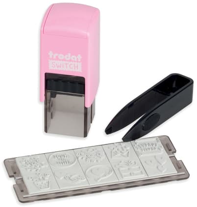 trodat Motivstempel-Set , Switch, - Liebesbotschaften