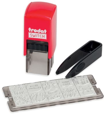 trodat Motivstempel-Set , Switch, - Weihnachten