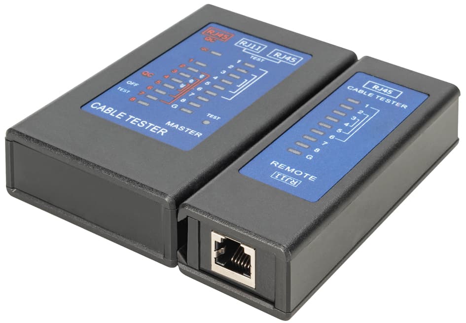 DIGITUS Netzwerk-Kabeltester RJ45, Einseitiger Tester