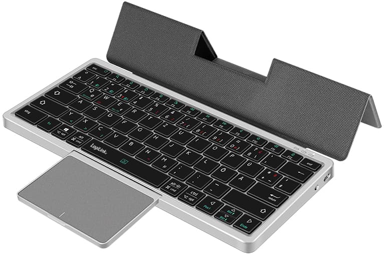 LogiLink BT 5.1 Multi-Device-Tastatur, bluetoothfähig