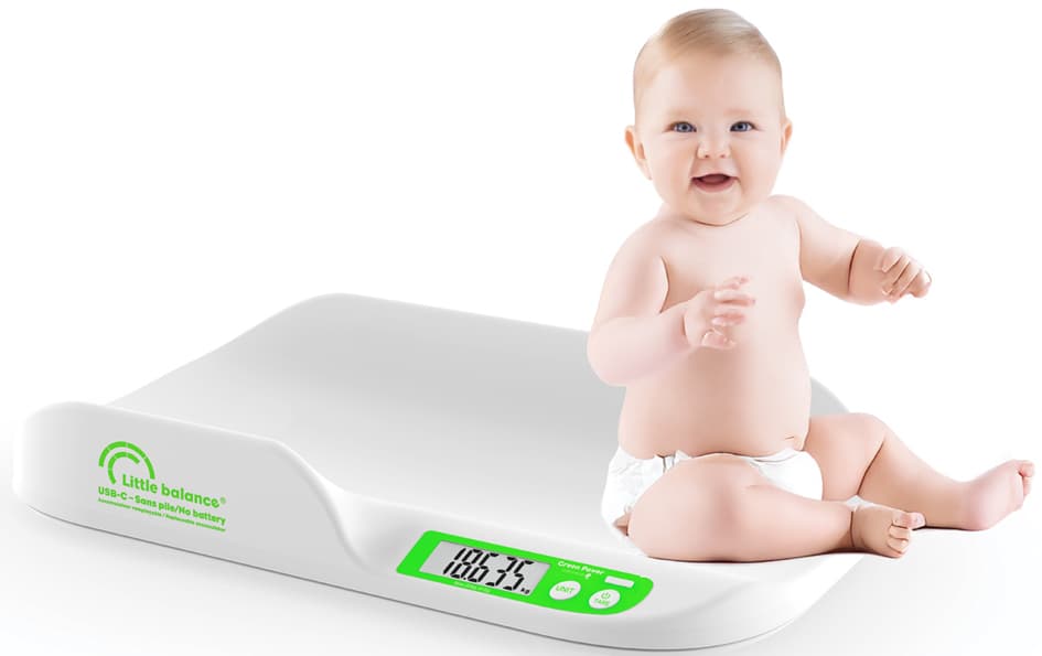 Little balance Elektronische Babywaage, USB-C-Anschluss