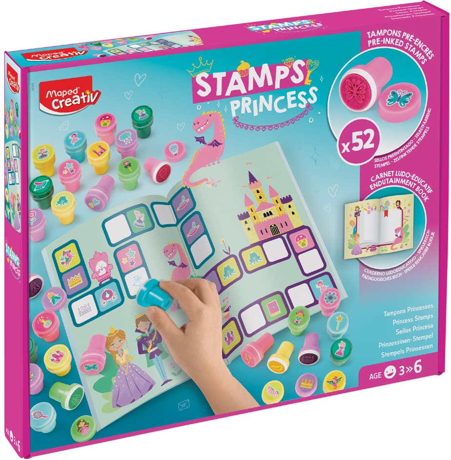 Maped Creativ Motivstempel-Set , PRINZESSIN, , im Karton