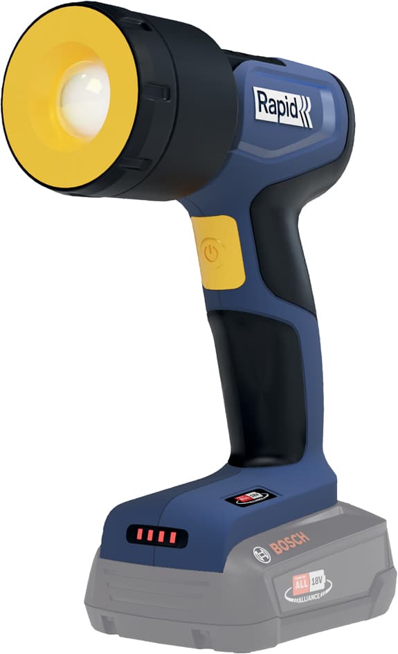 Rapid Akku LED-Taschenlampe BWL290, blau/schwarz