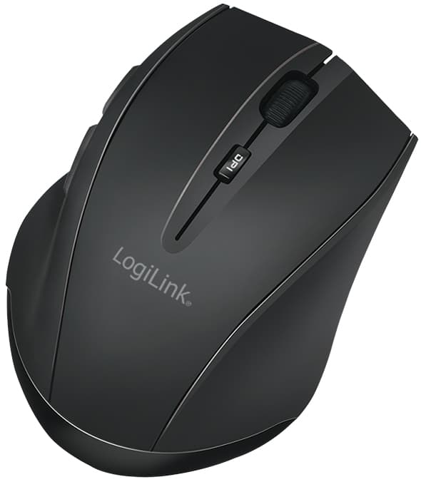 LogiLink Optische BT 5.0 Maus, kabellos, schwarz