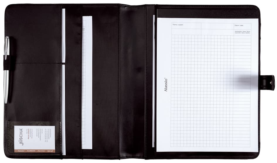 Alassio Schreibmappe , FANO, , A4, FINEtouch-Lederimitat