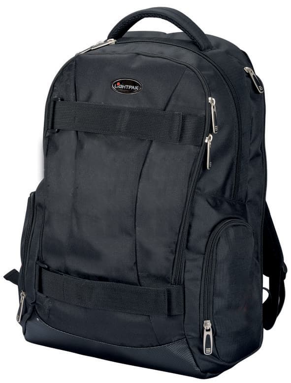 LiGHTPAK Schulrucksack , HAWK, , mit Notebookfach, schwarz