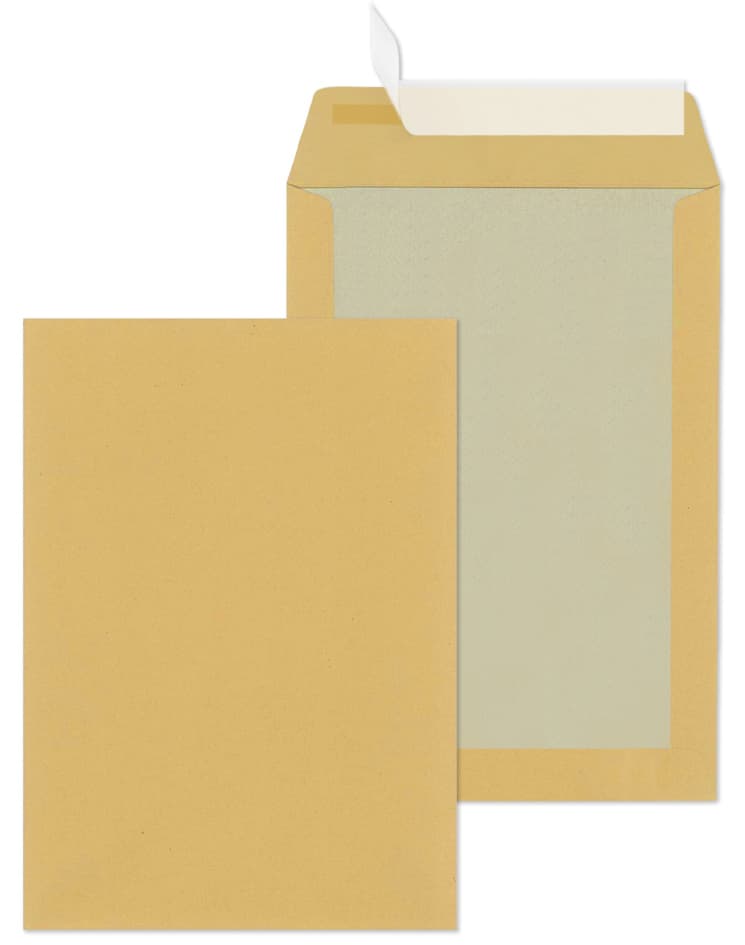 MAILmedia Papprückwandtaschen C5, ohne Fenster, weiß