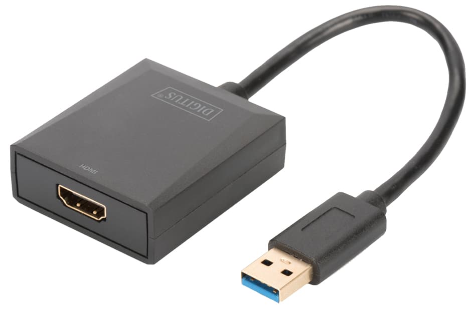 DIGITUS USB 3.0 - HDMI Video Adapter, schwarz