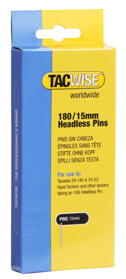 TACWISE Gewindestifte für Handtacker, 180/15 mm, verzinkt