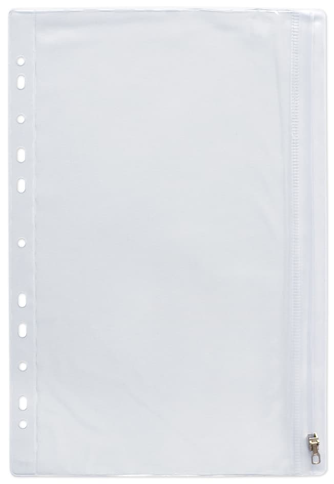 Oxford Reißverschlusstasche, 305 x 170 mm, PVC, glasklar