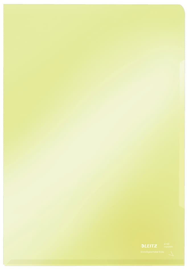 LEITZ Sichthülle Super Premium, A4, PVC, gelb, 0,15 mm