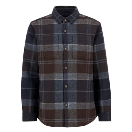 Barbour Chapter Tailored Check Overshirt - Grey - L