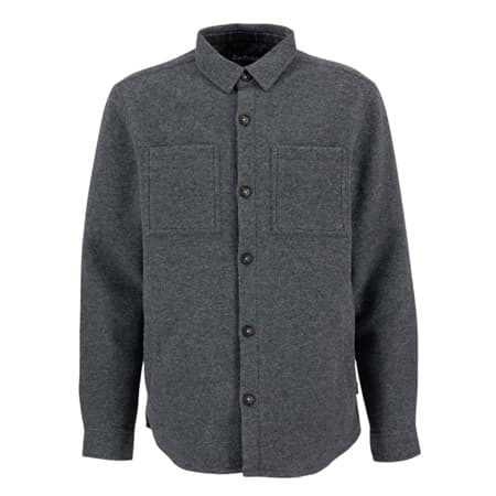 Barbour Marlow Tailored Wool Blend Overshirt - Grey - XL
