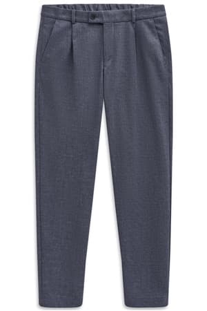 Bugatti Flexcity Pleated Trousers - Navy - 32/32
