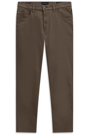 Bugatti Mens Casual 5 Pocket Trousers - Brown - 32/32