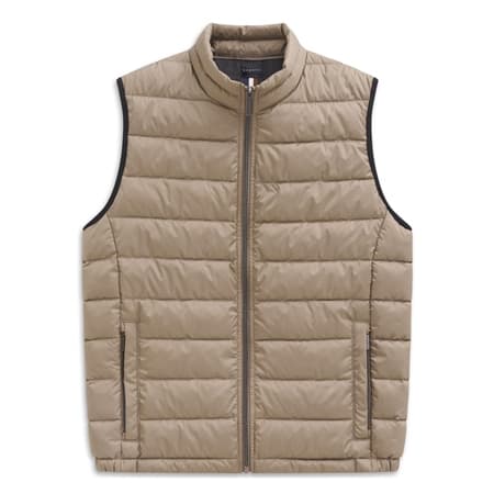 Bugatti Padded Gilet Waistcoat - Beige - 48R