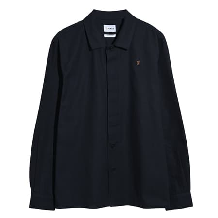 Farah Callier Overshirt - Navy - S