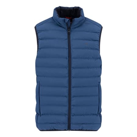 Fynch Hatton Basic Light Weight Gilet Vest - Blue - L