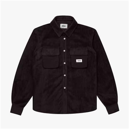 Parlez Motion Fleece Overshirt - Black - S
