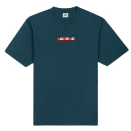 Parlez Bloc T-Shirt - Petrol Blue - S