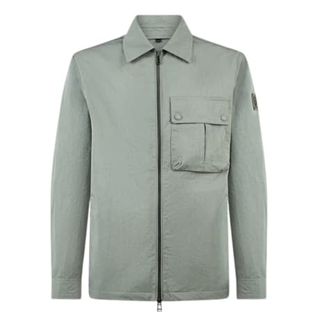 Belstaff Drome Overshirt Sage Green - Green - S