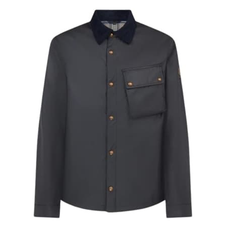 Belstaff Ground Waxed Jacket - Dark Navy - XL