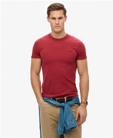 Superdry Essential Logo Emb Tee - Red - XL