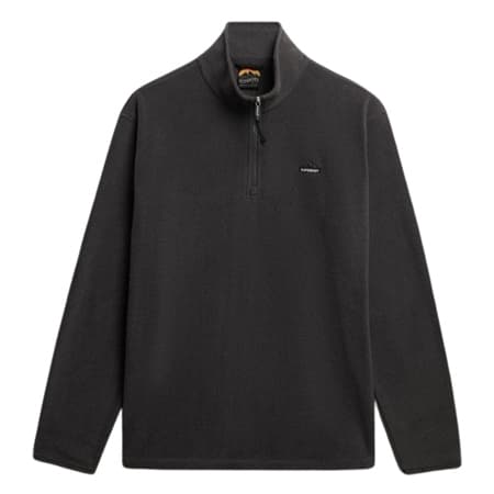 Superdry Polar Fleece Half Zip - Grey - XL