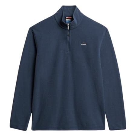 Superdry Polar Fleece Half Zip - Navy - XL