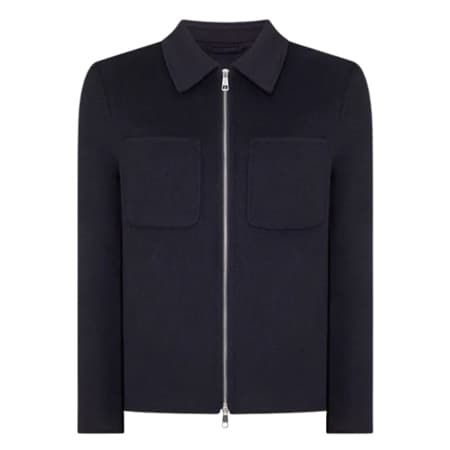 Remus Uomo Conrad Relaxed Fit Wool Rich Jacket - Navy - 46