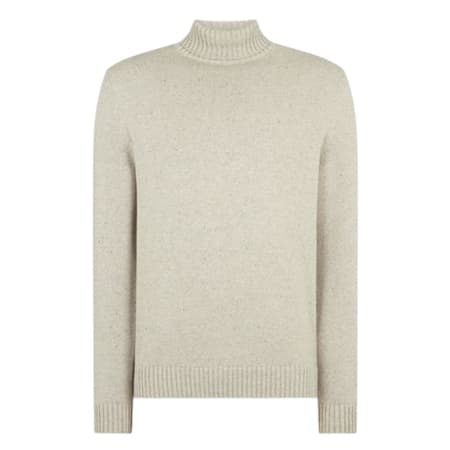 Remus Uomo Roll Neck Sweater - Grey - XL