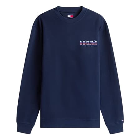 Tommy Jeans 1985 DNA Crew Neck Sweatshirt - Navy - XS