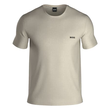 Boss Waffle Structure Cotton-blend T-shirt - White - XL