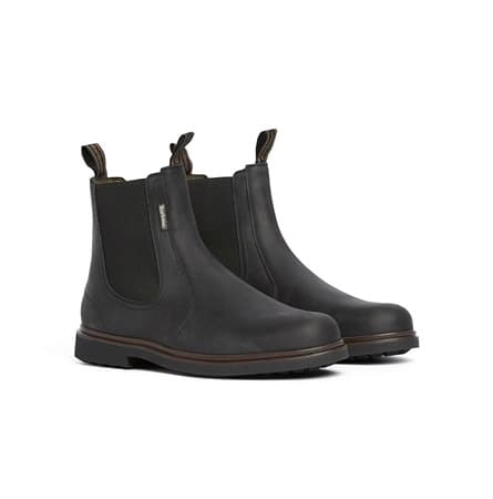 Barbour Hale Chelsea Boot - Black - 45
